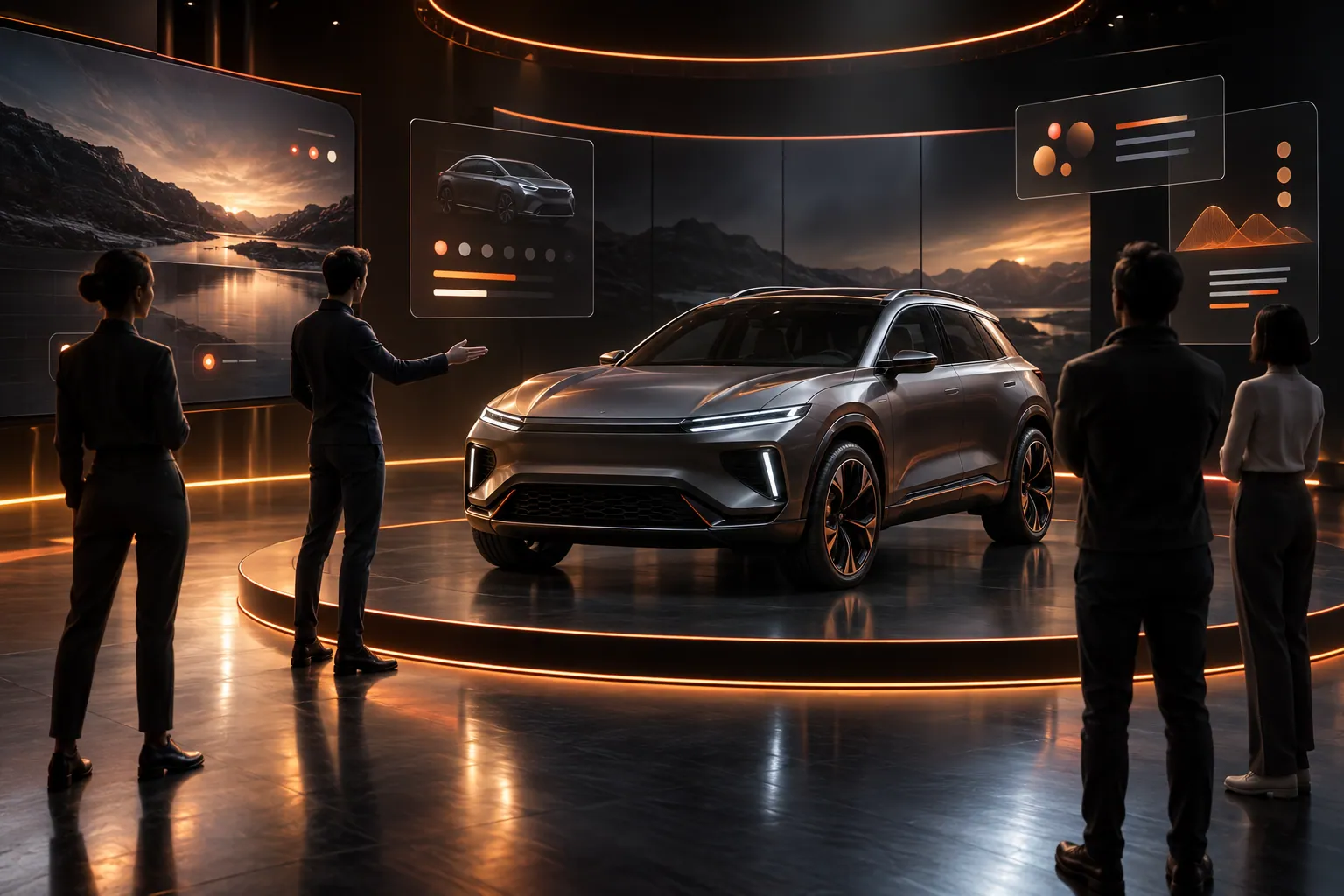 Multi-user virtual showroom
