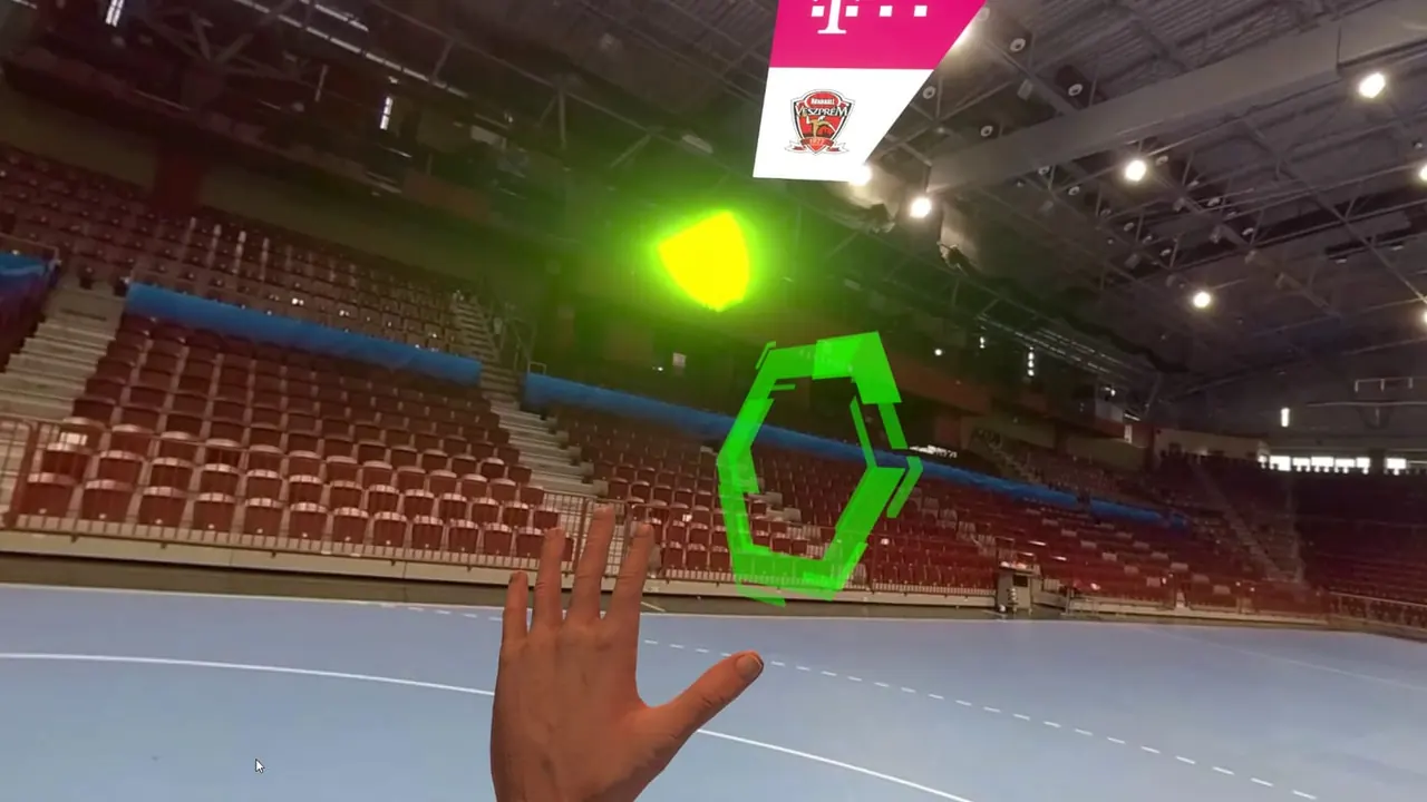 A 360 fokos felvétel: a védés jelölője