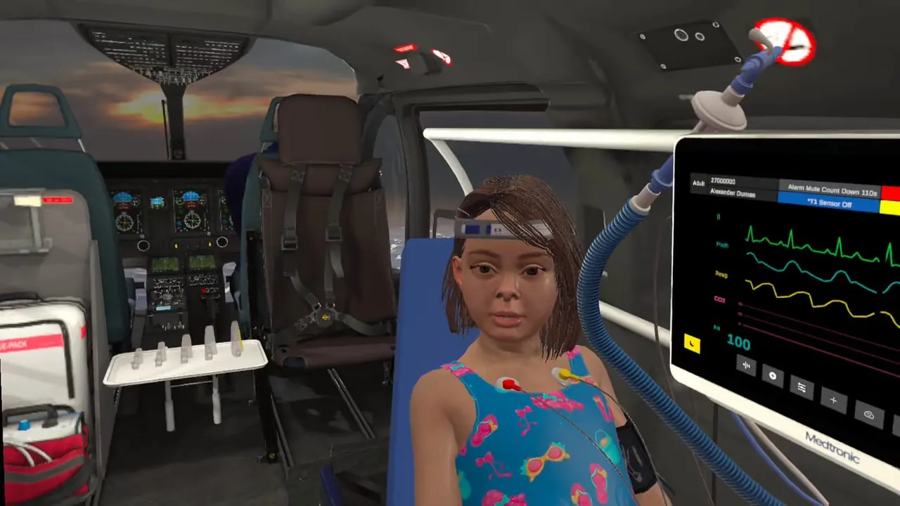 McGRATH VR: an AI-driven virtual child patient in a rescue-helicopter cabin