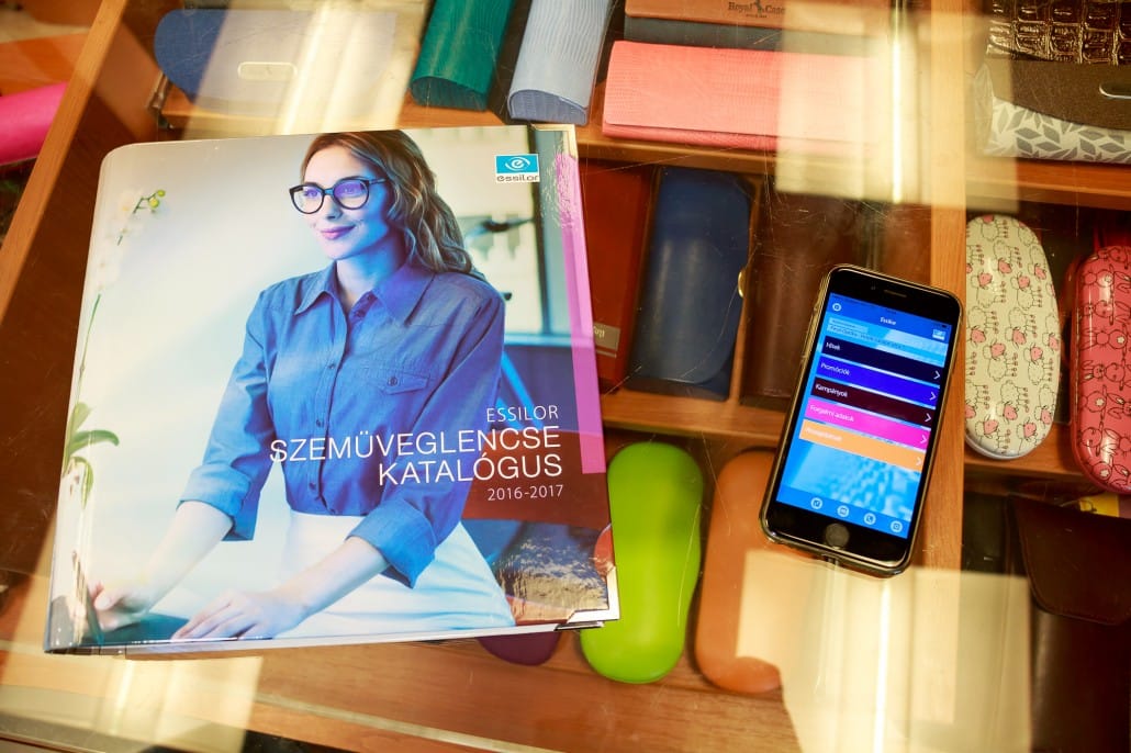 Essilor B2B kiskereskedői alkalmazás