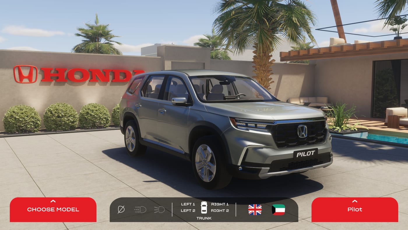 Honda Alghanim — digital car showroom