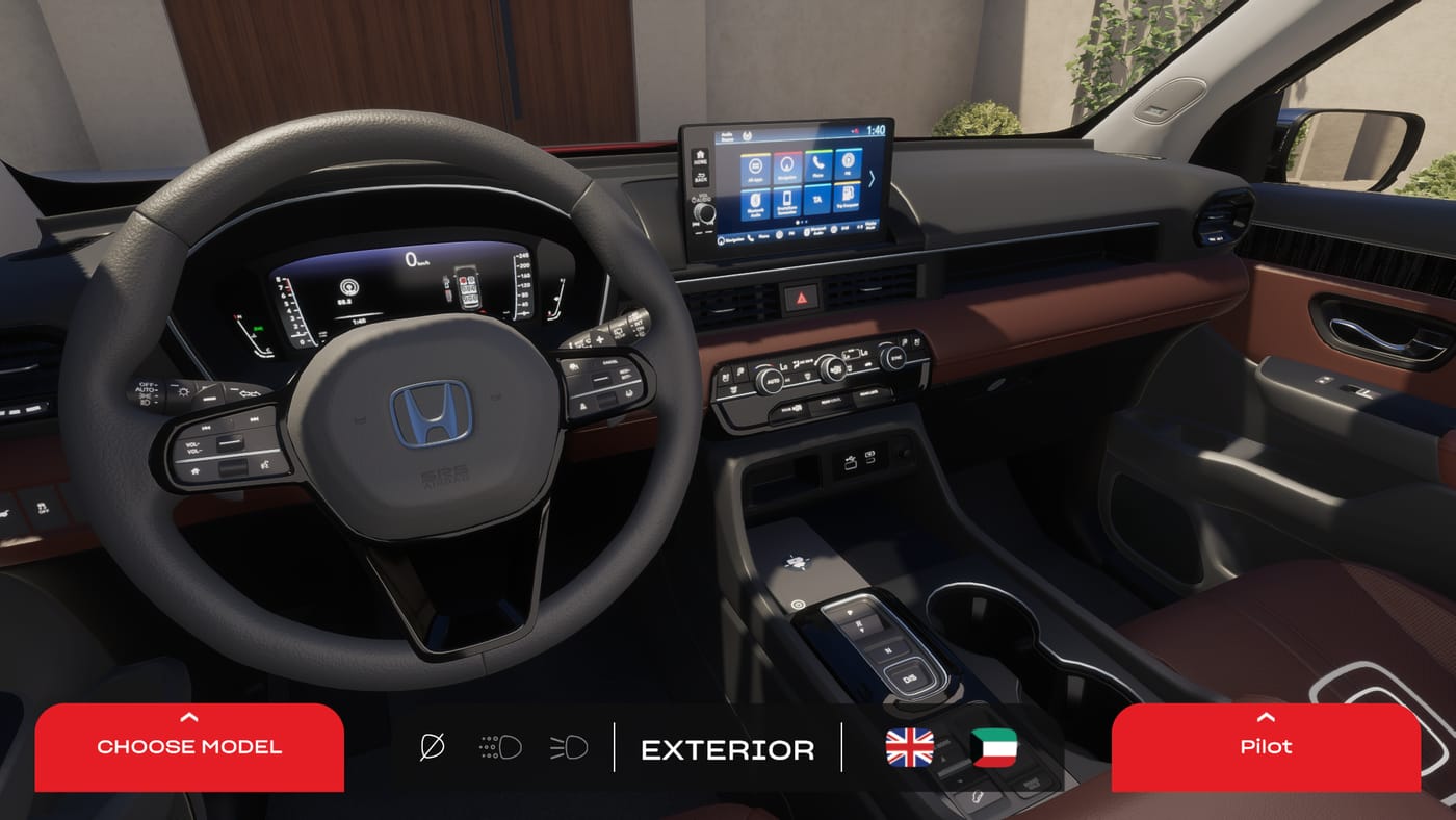 Honda Alghanim — digital car showroom