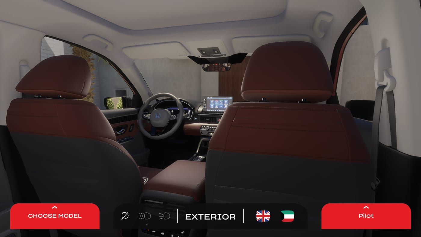 Honda Alghanim — digital car showroom