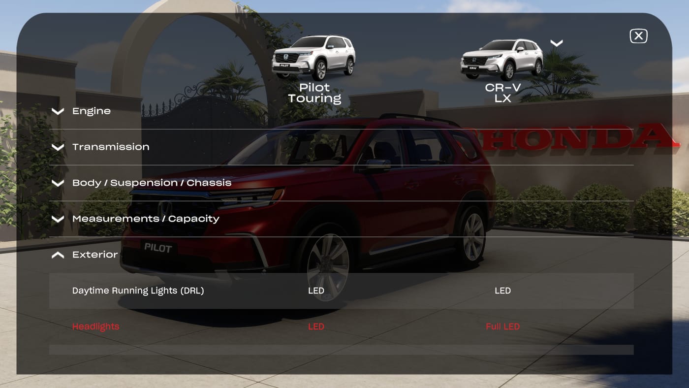 Honda Alghanim — digital car showroom