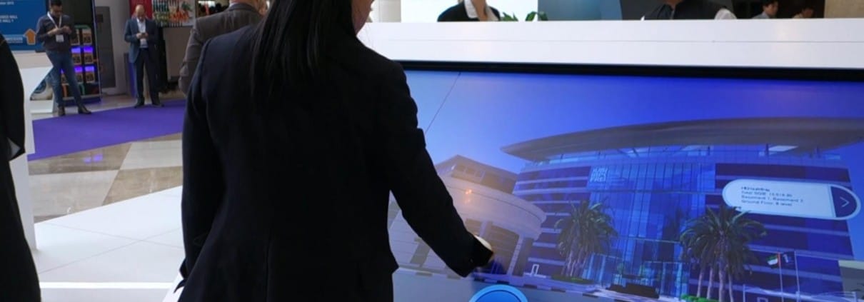 TouchScreen megoldás a dubai-i Gitex kiállításon