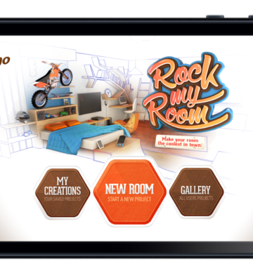 RockMyRoom – Szobadesigner app és VR promóció  a Kindernek