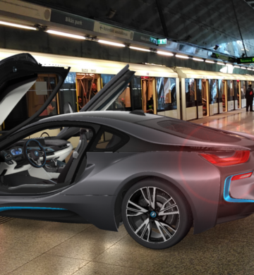 BMW-k a metróállomáson