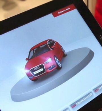 Audi A3 3 dimenziós AR konfigurátor alkalmazás